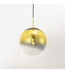 Glass pendant lamps - Light Prestige Palla pendant gold E27 gold/transparent LP-2844/1P GD - product 6