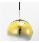 Glass pendant lamps - Light Prestige Palla pendant gold E27 gold/transparent LP-2844/1P GD - product 7