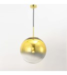 Glass pendant lamps - Light Prestige Palla pendant gold E27 gold/transparent LP-2844/1P GD - product 8
