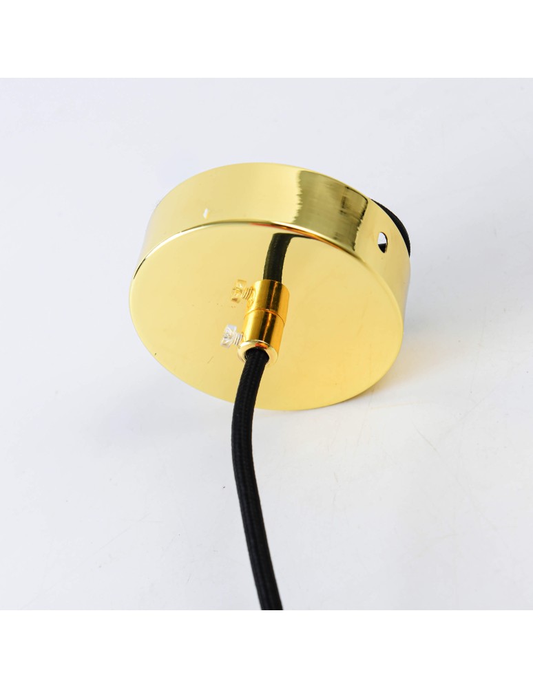 Glass pendant lamps - Light Prestige Palla pendant gold E27 gold/transparent LP-2844/1P GD - product kolory-swiatla.pl 10