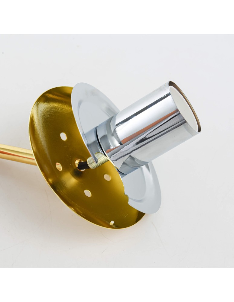 Glass pendant lamps - Light Prestige Palla pendant gold E27 gold/transparent LP-2844/1P GD - product kolory-swiatla.pl 11
