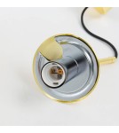 Glass pendant lamps - Light Prestige Palla pendant gold E27 gold/transparent LP-2844/1P GD - product 12