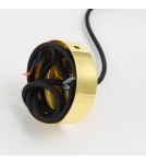 Glass pendant lamps - Light Prestige Palla pendant gold E27 gold/transparent LP-2844/1P GD - product 14