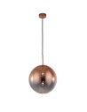 View Light Prestige Palla copper pendant E27 copper/transparent LP-2844/1P MI