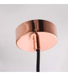Glass pendant lamps - Light Prestige Palla copper pendant E27 copper/transparent LP-2844/1P MI - product 9