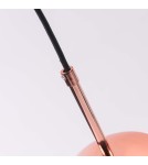 Glass pendant lamps - Light Prestige Palla copper pendant E27 copper/transparent LP-2844/1P MI - product 10