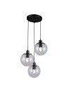 Light Prestige Puerto 3 pendant black E27 black / transparent LP-004/3P BK