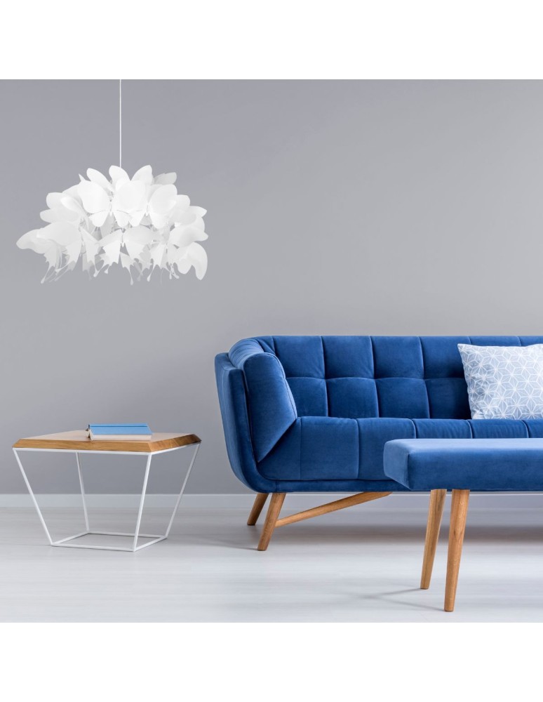 Children's pendant lamps - Light Prestige Farfalla 1 pendant white E27 white LP-3439/1P white - product kolory-swiatla.pl 3