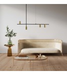 Pendant lamps - Light Prestige Arizona 4 line black/gold pendant lamp LP-074/4PL BK/GD 4xGU10 black/gold - product 2