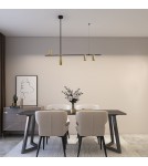 Light Prestige Arizona 4 linia lampa wisząca czarny/złoty LP-074/4PL BK/GD 4xGU10 czarny / złoty