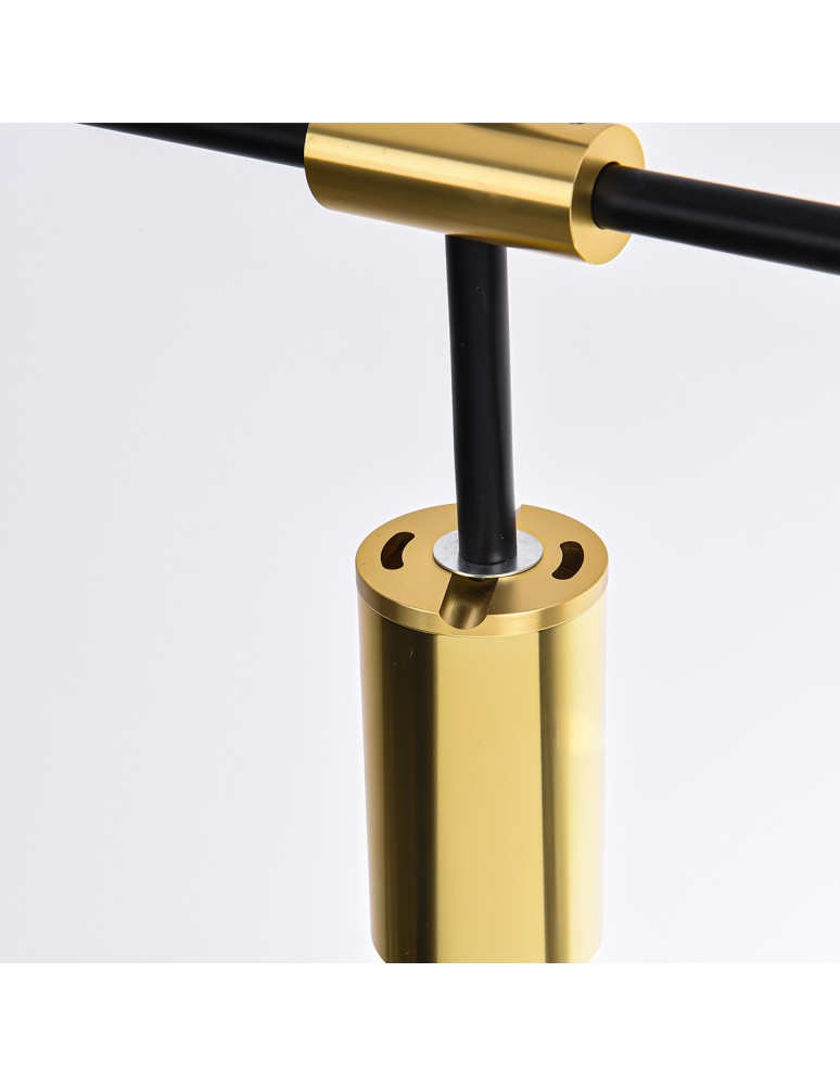 Pendant lamps - Light Prestige Arizona 4 line black/gold pendant lamp LP-074/4PL BK/GD 4xGU10 black/gold - product kolory-swiatla.pl 5