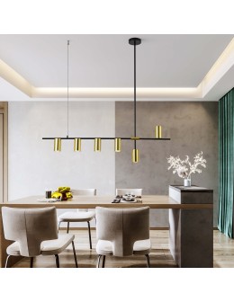 Light Prestige Arizona 6 linia lampa wisząca czarny/złoty LP-074/6PL BK/GD 6xGU10 czarny / złoty - produkt 2