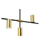Pendant lamps - Light Prestige Arizona 6 line black/gold pendant lamp LP-074/6PL BK/GD 6xGU10 black/gold - product 6