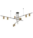 Light Prestige Arizona 9 linia lampa wisząca czarny/złoty LP-074/9PL BK/GD 9xGU10 czarny / złoty