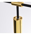 Pendant lamps - Light Prestige Arizona 9 line black/gold pendant lamp LP-074/9PL BK/GD 9xGU10 black/gold - product 4