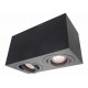 Light Prestige Lyon 2 oprawa natynkowa czarna GU10 LP-5881/2SM BK