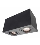 Ceiling luminaires for replaceable light source - Light Prestige Lyon 2 surface-mounted luminaire black GU10 LP-5881/2SM BK - product 3