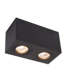 Ceiling luminaires for replaceable light source - Light Prestige Lyon 2 surface-mounted luminaire black GU10 LP-5881/2SM BK - product 4