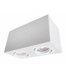 Ceiling luminaires for replaceable light source - Light Prestige Lyon 2 surface-mounted luminaire white GU10 white LP-5881/2SM WH - product 3