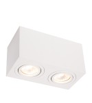 Ceiling luminaires for replaceable light source - Light Prestige Lyon 2 surface-mounted luminaire white GU10 white LP-5881/2SM WH - product 4