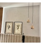 Glass pendant lamps - Light Prestige Palla small copper pendant lamp LP-2844/1P S MI 1xE27 copper/transparent - product 6
