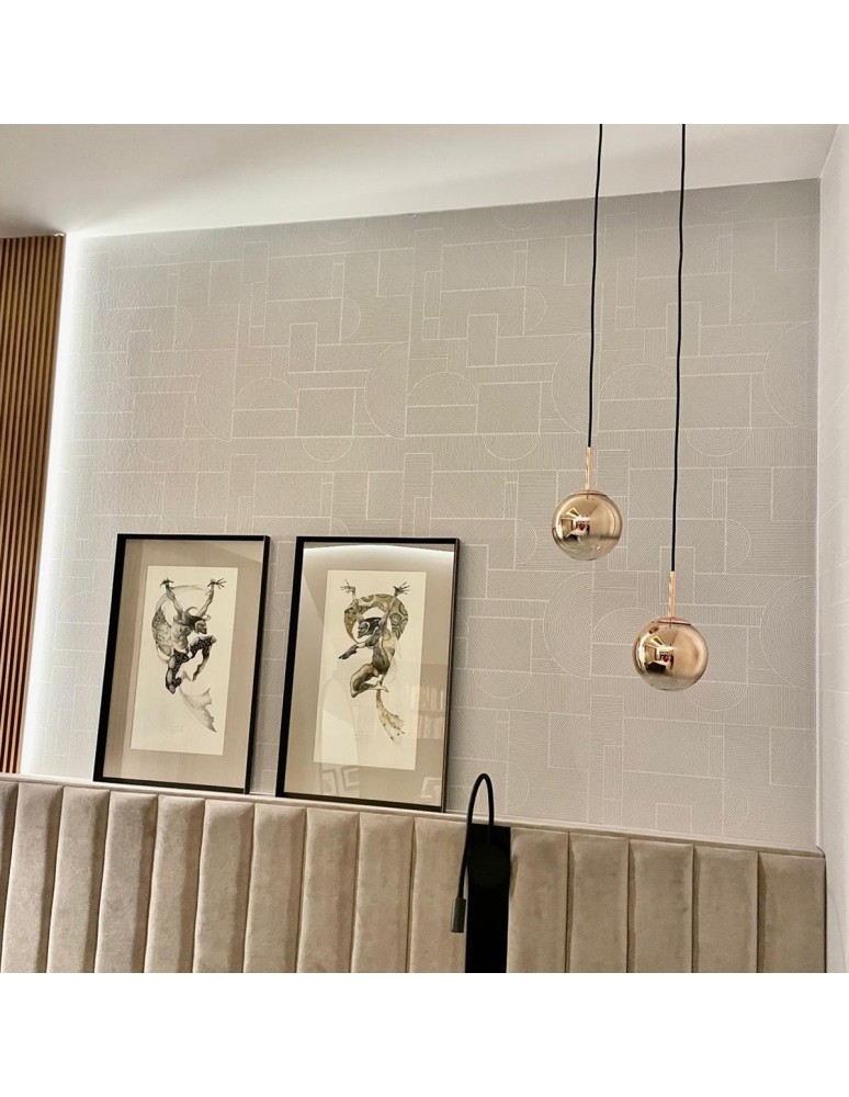 Glass pendant lamps - Light Prestige Palla small copper pendant lamp LP-2844/1P S MI 1xE27 copper/transparent - product kolory-swiatla.pl 6