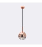 Glass pendant lamps - Light Prestige Palla small copper pendant lamp LP-2844/1P S MI 1xE27 copper/transparent - product 8
