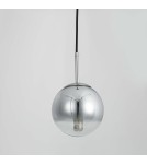 Glass pendant lamps - Light Prestige Palla small chrome pendant lamp LP-2844/1P S CH 1xE14 silver/transparent - product 8