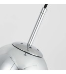 Glass pendant lamps - Light Prestige Palla small chrome pendant lamp LP-2844/1P S CH 1xE14 silver/transparent - product 10