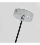 Glass pendant lamps - Light Prestige Palla small chrome pendant lamp LP-2844/1P S CH 1xE14 silver/transparent - product 11