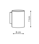 Minimalist wall lamps - Light Prestige Oregon wall lamp white G9 white LP-106/1W WH - product 4