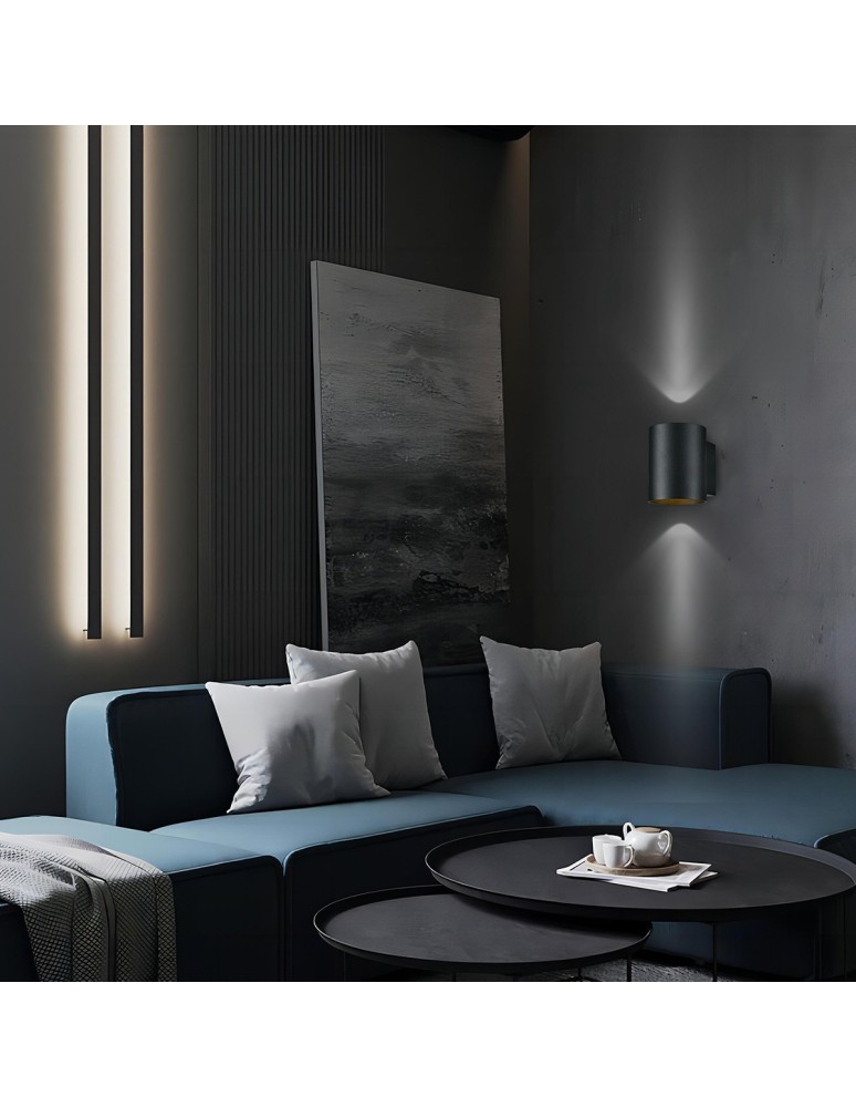 Minimalist wall lamps - Light Prestige Oregon wall lamp black/gold G9 black + gold LP-106/1W BK/GD - product kolory-swiatla.pl 2