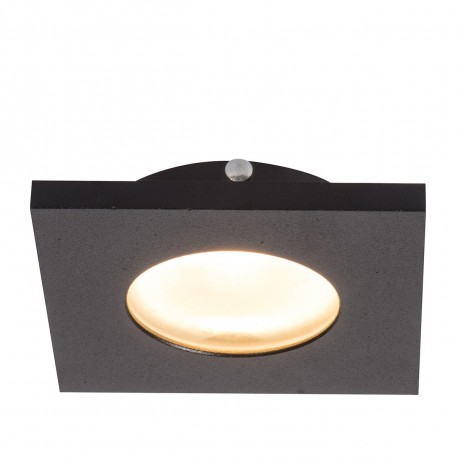 Light Prestige Lagos oczko podtynkowe kwadratowe czarne IP65 GU10 czarny LP-440/1RS BK square