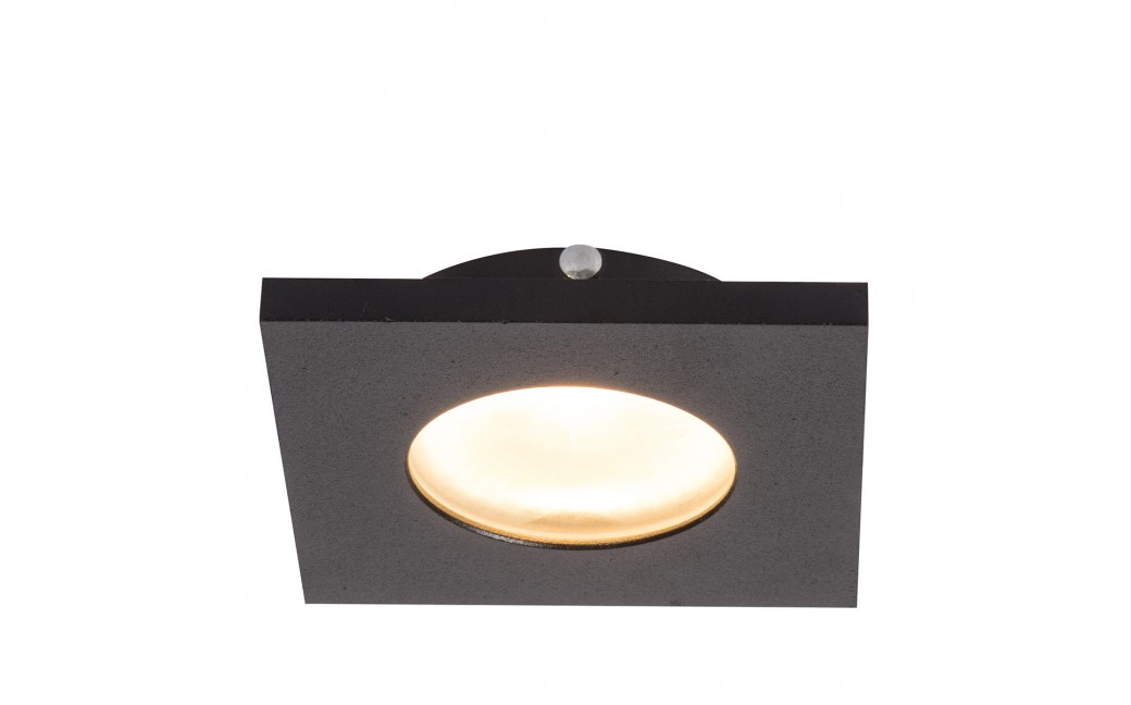 Light Prestige Lagos oczko podtynkowe kwadratowe czarne IP65 GU10 czarny LP-440/1RS BK square