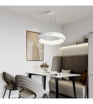LED pendant lamps - Light Prestige Reus LED pendant white LED white LP-8069/1P LED WH - product 2