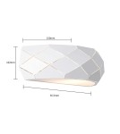 Wall lamps - Light Prestige Reus wall lamp white E27 white LP-8069/1W WH - product 7