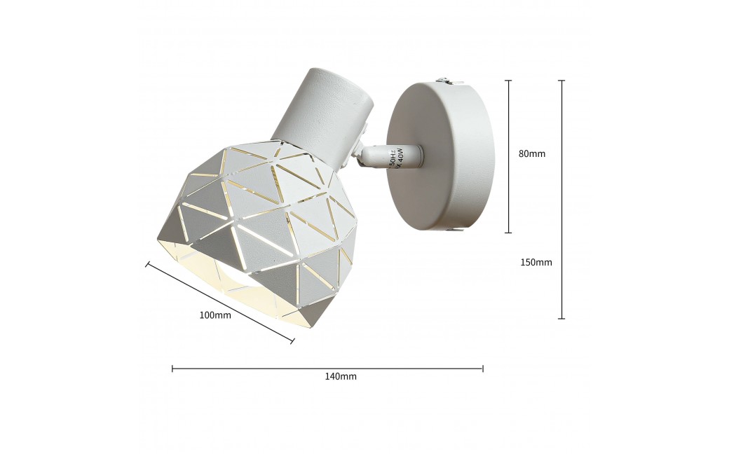 Light Prestige Reus 1 spot biały E14 biały LP-8069/1WS WH