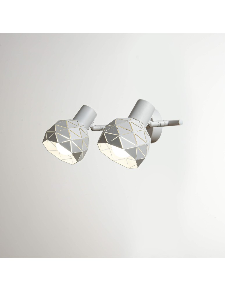 Spotlight ceiling lamps - Light Prestige Reus 2 spot white E14 white LP-8069/2WS WH - product kolory-swiatla.pl 4