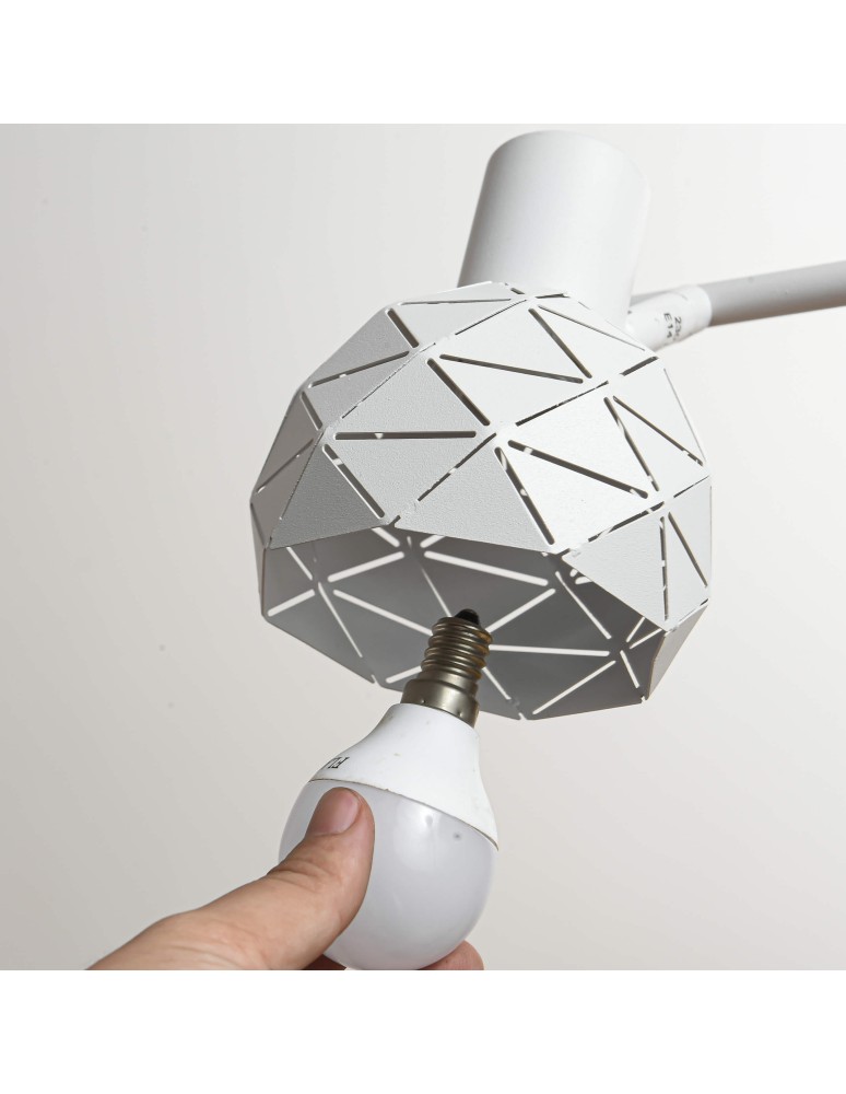 Spotlight ceiling lamps - Light Prestige Reus 2 spot white E14 white LP-8069/2WS WH - product kolory-swiatla.pl 8