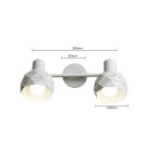 Spotlight ceiling lamps - Light Prestige Reus 2 spot white E14 white LP-8069/2WS WH - product 10