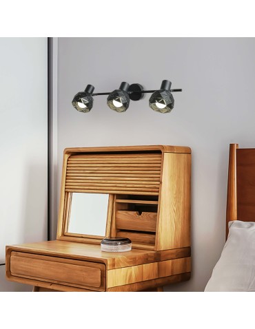 Light Prestige Reus 3 spot black E14 black LP-8069/3WS BK - product 2