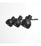 Spotlight ceiling lamps - Light Prestige Reus 3 spot black E14 black LP-8069/3WS BK - product 3