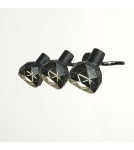 Spotlight ceiling lamps - Light Prestige Reus 3 spot black E14 black LP-8069/3WS BK - product 4