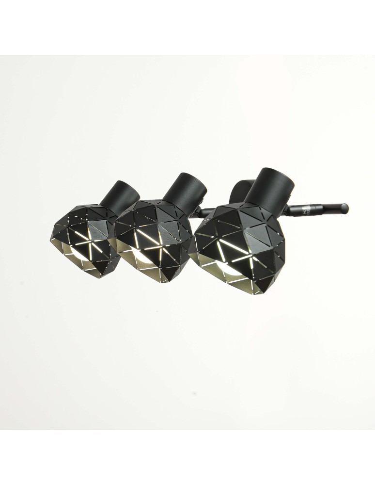 Spotlight ceiling lamps - Light Prestige Reus 3 spot black E14 black LP-8069/3WS BK - product kolory-swiatla.pl 4