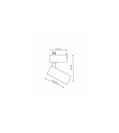 Lamps for 1 phase busbars - Light Prestige Rocca 4000K spotlight for busbar 1F white LED white LP-1019/1W WH. - product 4
