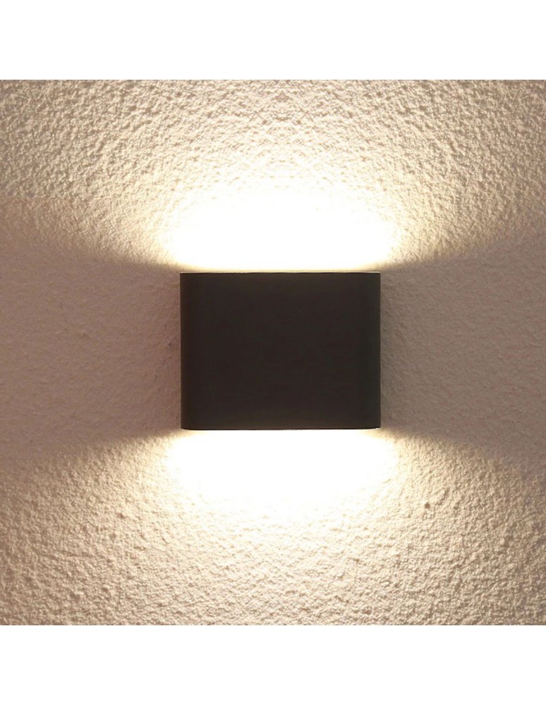 Light Prestige Sapri kinkiet antracyt IP54 LP-1556/1W ANTR 2xLED antracyt