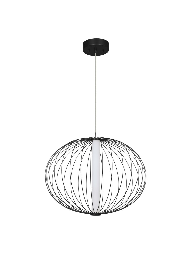 LED pendant lamps - Light Prestige Treviso small pendant lamp black 3000K LP-798/1P S3 BK 1xLED black - product kolory-swiatla.pl 1