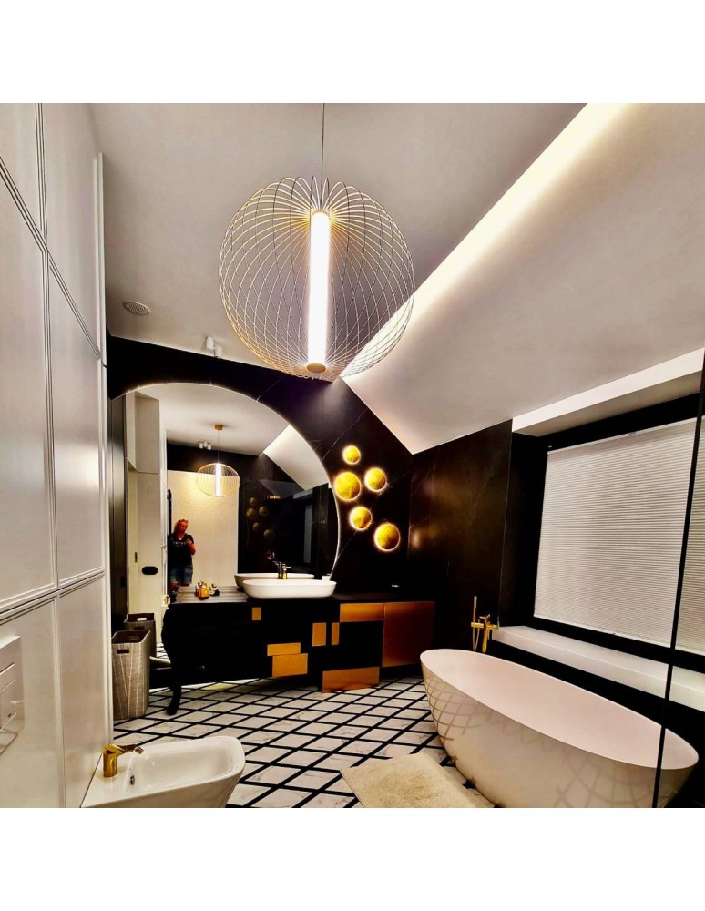LED pendant lamps - Light Prestige Treviso small pendant lamp black 3000K LP-798/1P S3 BK 1xLED black - product kolory-swiatla.pl 2