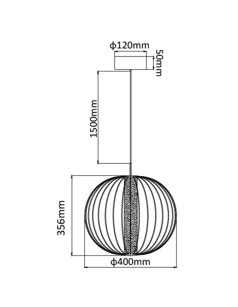 LED pendant lamps - Light Prestige Treviso small pendant lamp black 3000K LP-798/1P S3 BK 1xLED black - product kolory-swiatla.pl 3