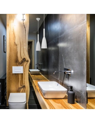 Light Prestige Solin wisząca biała  E27 biały LP-181/1P WH - produkt 2